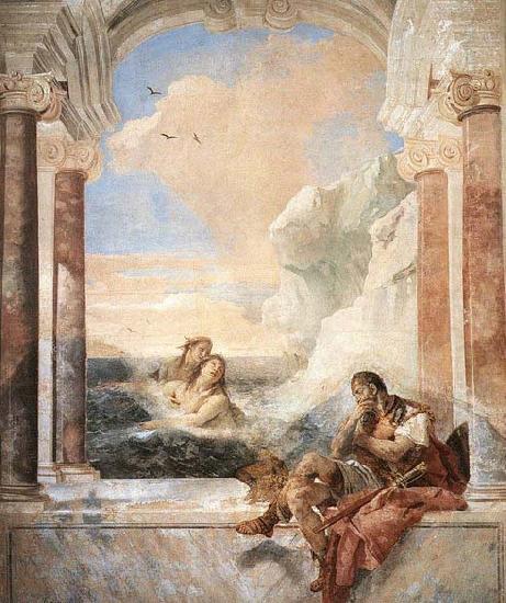 TIEPOLO, Giovanni Domenico Thetis Consoling Achilles china oil painting image